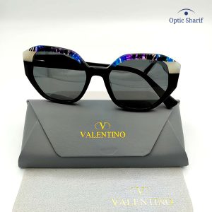 عینک آفتابی زنانه چندضلعی والنتینو مدل 9853