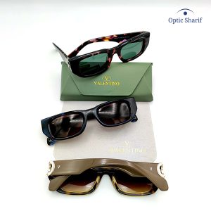 انواع عینک آفتابی فشن باریک والنتینو مدل 5057