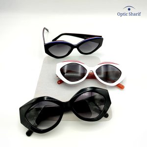 انواع عینک آفتابی فشن چندضلعی والنتینو مدل 5061